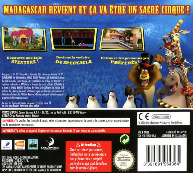 Madagascar 3: The Video Game (used)