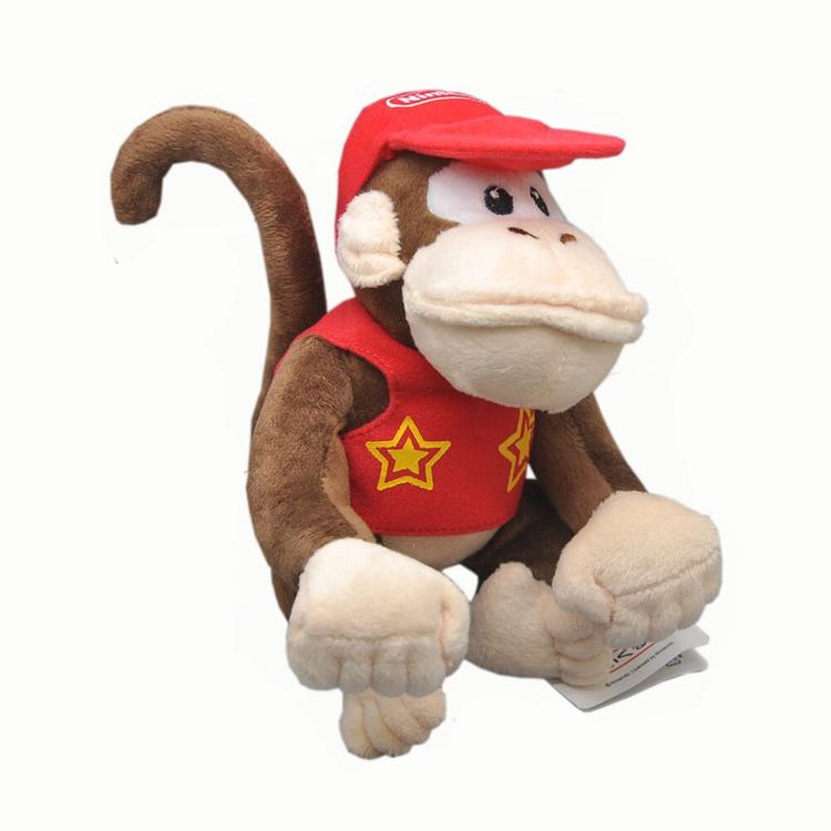 PELUCHE - SUPER MARIO BROS.  -  Diddy Kong  ( 18cm )