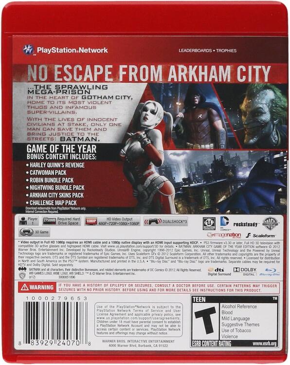 Batman: Arkham City [Game of the Year Edition]