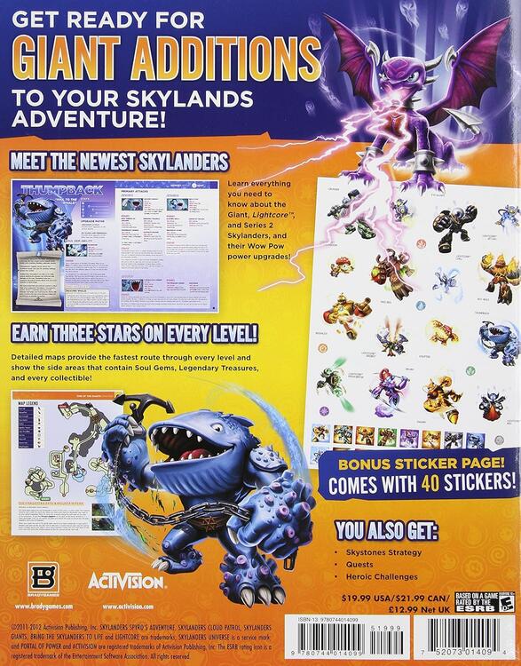 Skylander Giants - Official Strategy Guide by BradyGames (usagé)