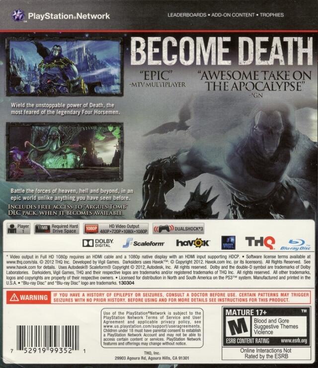 Darksiders II (used)