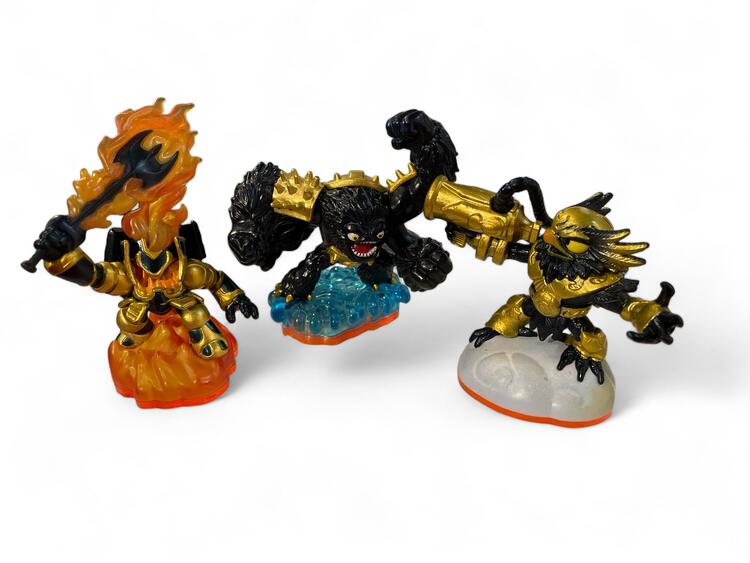 Skylanders - Giants  -  Legendary Triple Pack  -  Legendary Ignitor, Legendary Slam Bam, Legendary Jet-Vac (usagé)