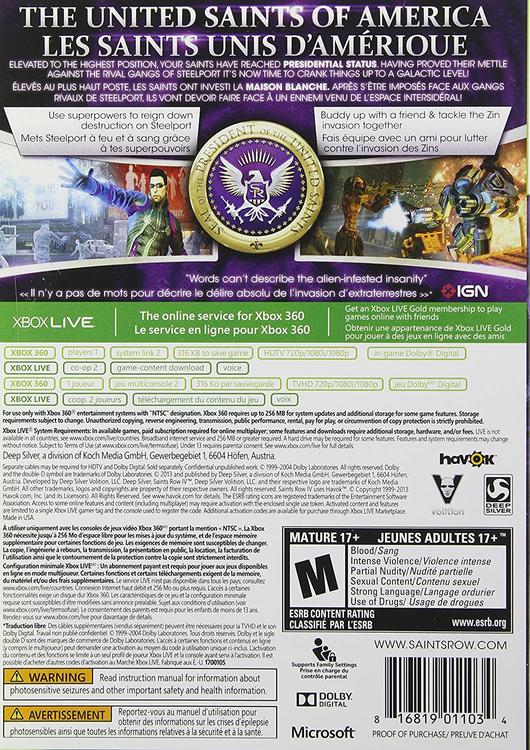 Saints Row IV (used)