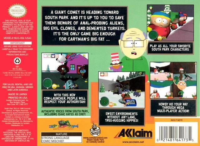 South Park (Jeu and Inclusive Box - Manual Non Included) (Very good condition ) (used)