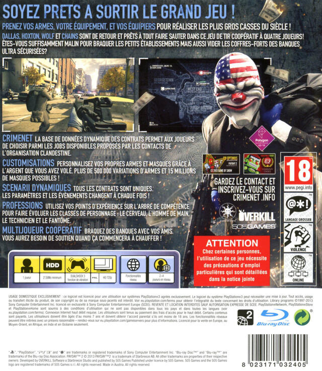 Payday 2 (used)