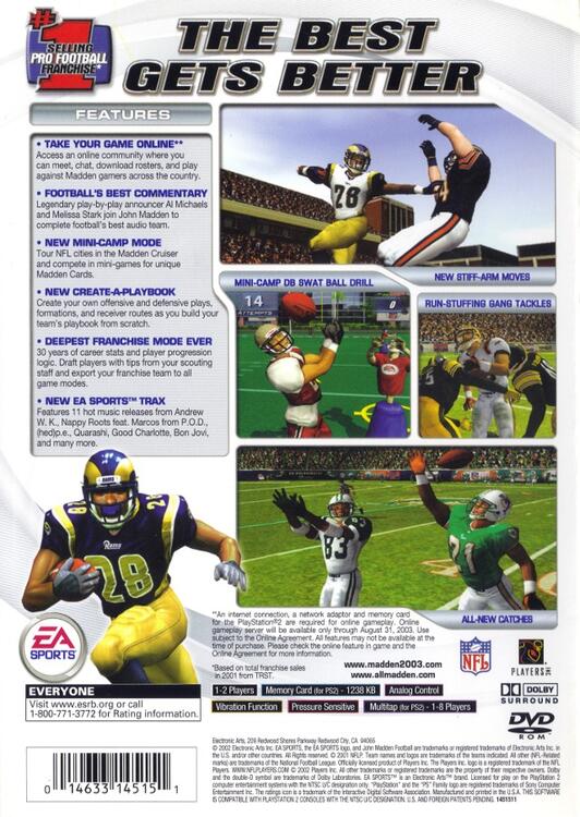 Madden NFL 2003 (used)