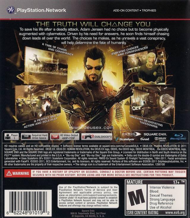 Deus Ex: Human Revolution [Director's Cut] (used)