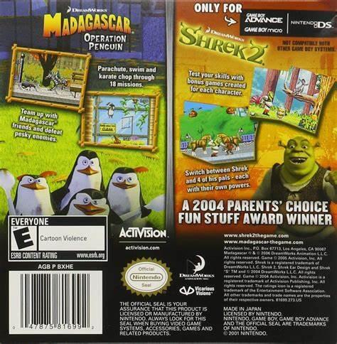 Madagascar: Operation Penguin / Shrek 2 (usagé)