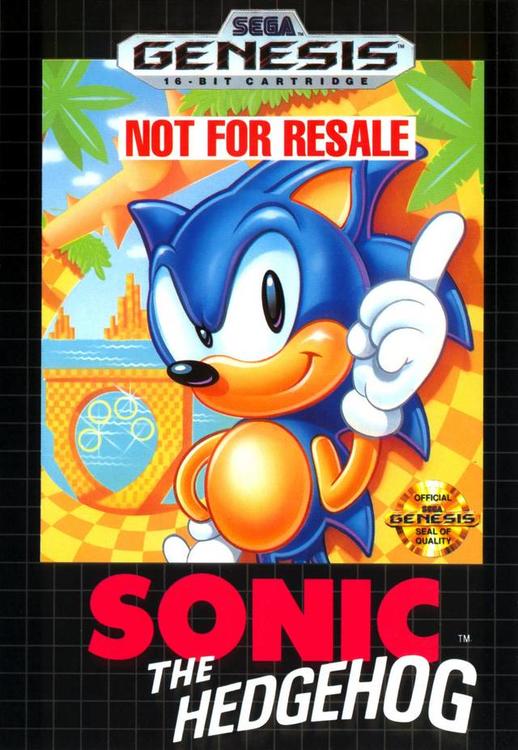 SONIC THE HEDGEHOG (used)