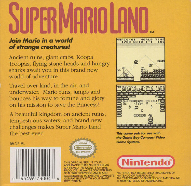 Super Mario Land (used)