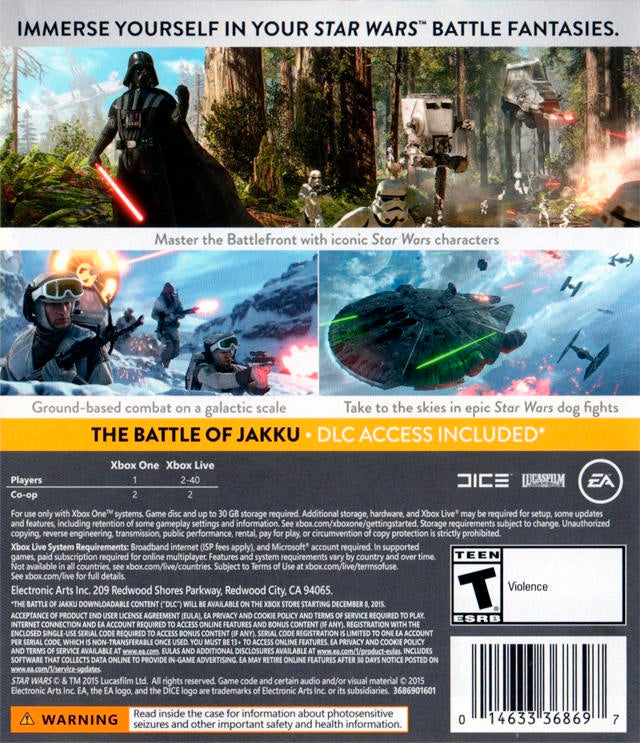 Star Wars Battlefront (usagé)