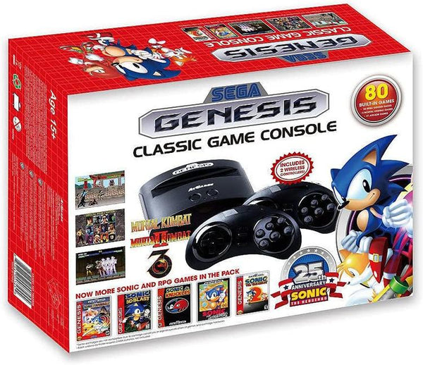 SEGA GENESIS CLASSIC GAME CONSOLE (80 GAMES) (used)