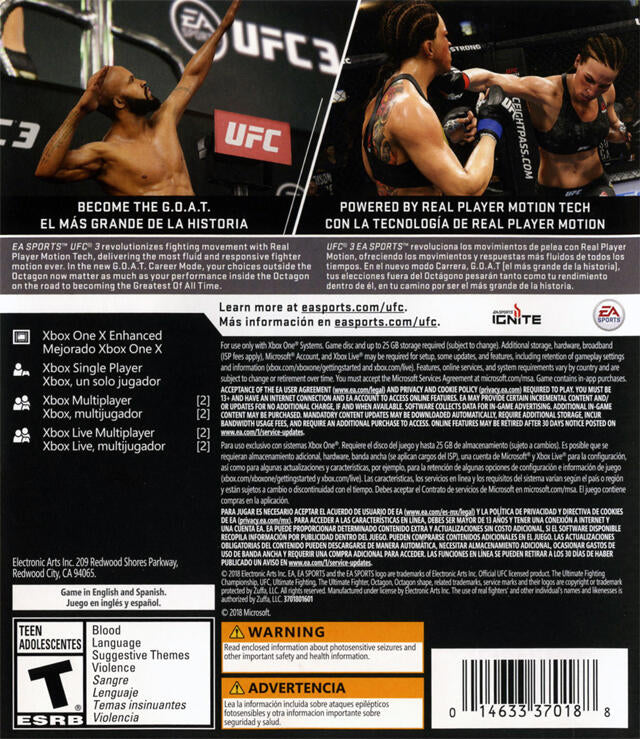 UFC 3 (used)