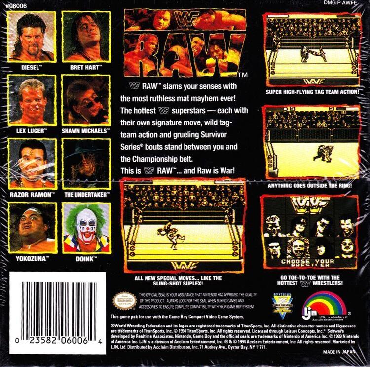 WWF Raw (used)