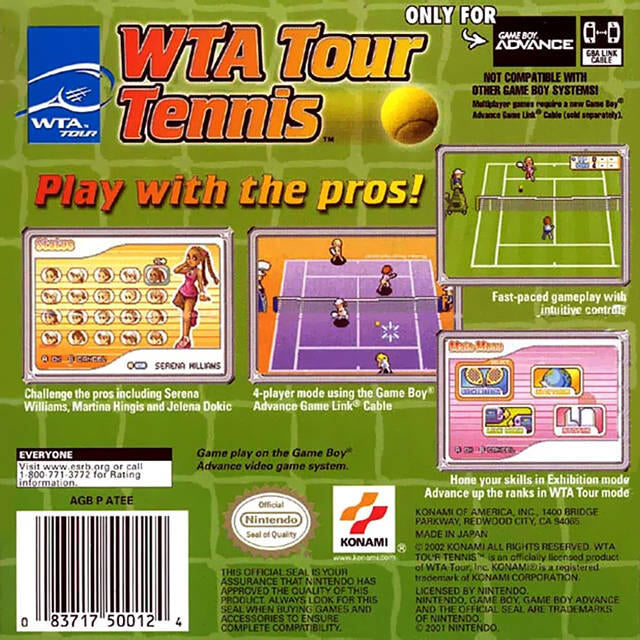 WTA Tour Tennis (used)