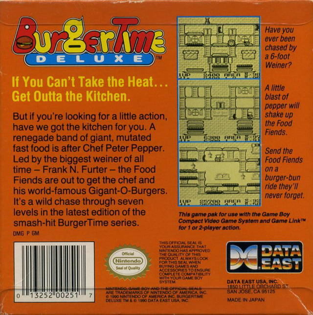 BurgerTime Deluxe (used)