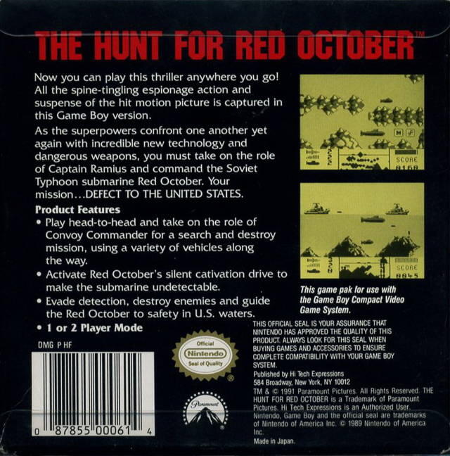 The Hunt for Red October (used)