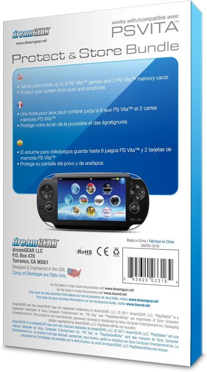 DreamGear - Protect & Store Bundle for PSVita