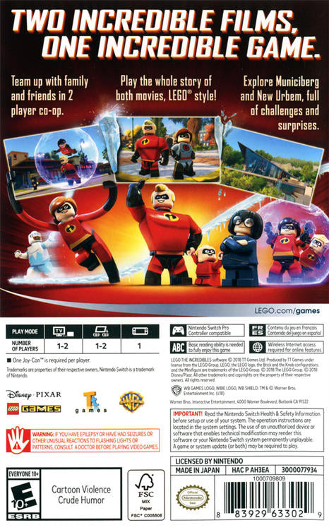 LEGO THE INCREDIBLES (used)