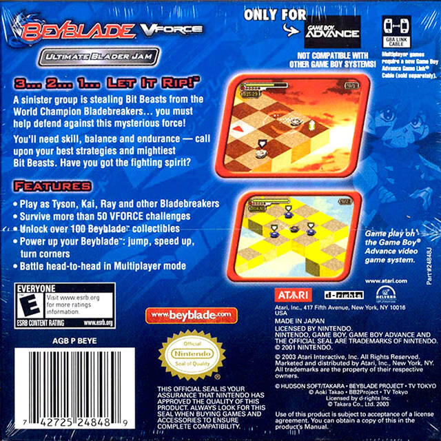 Beyblade VForce: Ultimate Blader Jam (unused)