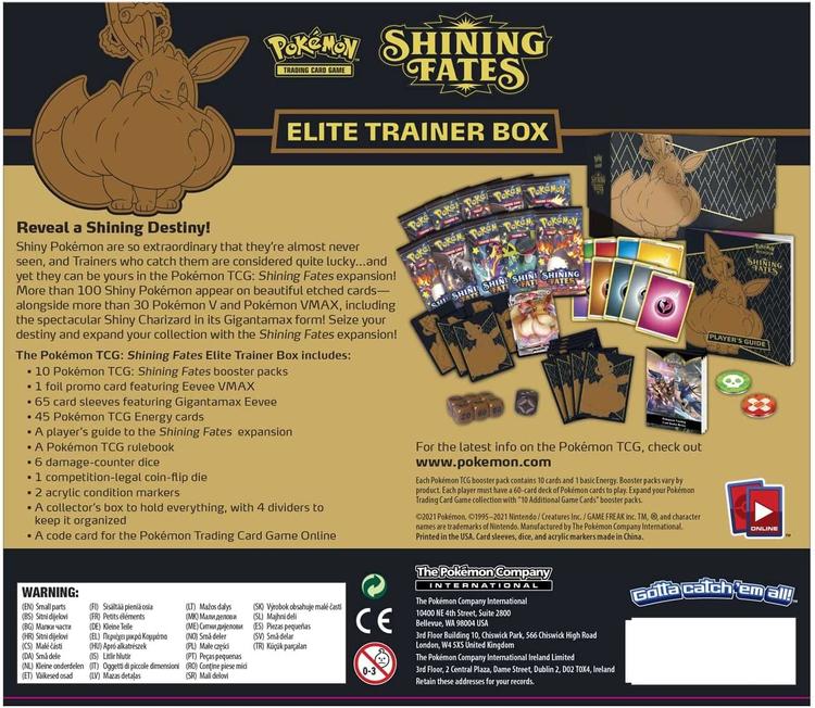 Pokémon - Elite Trainer Box  -  Shining Fates