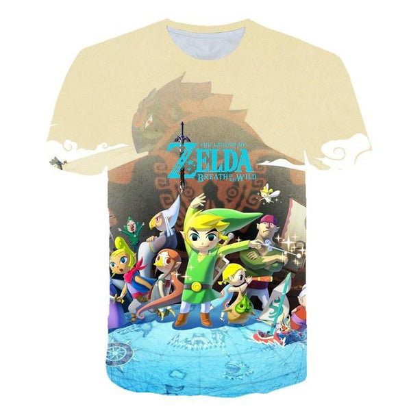 T-SHIRT  -  THE LEGEND OF ZELDA  -  THE WINDWAKER    ( Grandeur enfants / 11-12 ans )