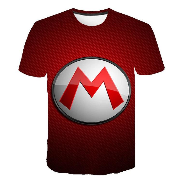 T-SHIRT - SUPER MARIO BROS. - M like Mario (Children size / 9-10 years old)