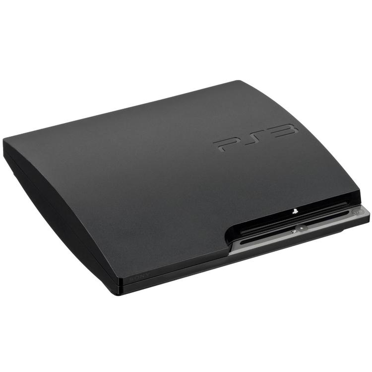 Sony PlayStation 3 model 2 (Slim) - Black - 250Gb (Box and booklet not included) (used)