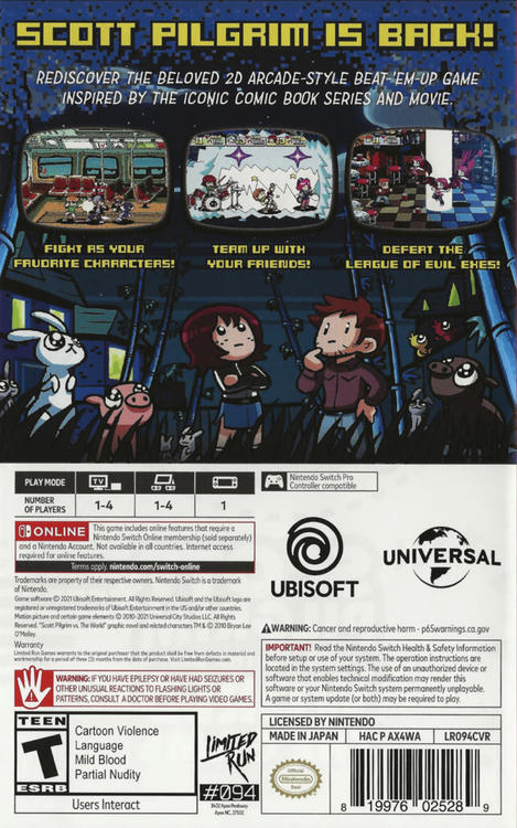 SCOTT PILGRIM vs THE WORLD - The Game - Complete Edition