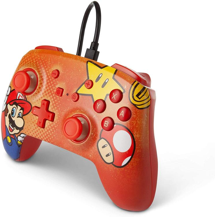 Power A - Wired Controller Optimized for Nintendo Switch - Super Mario - Red