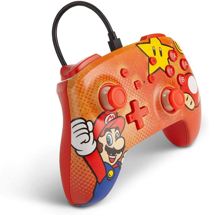 Power A - Wired Controller Optimized for Nintendo Switch - Super Mario - Red