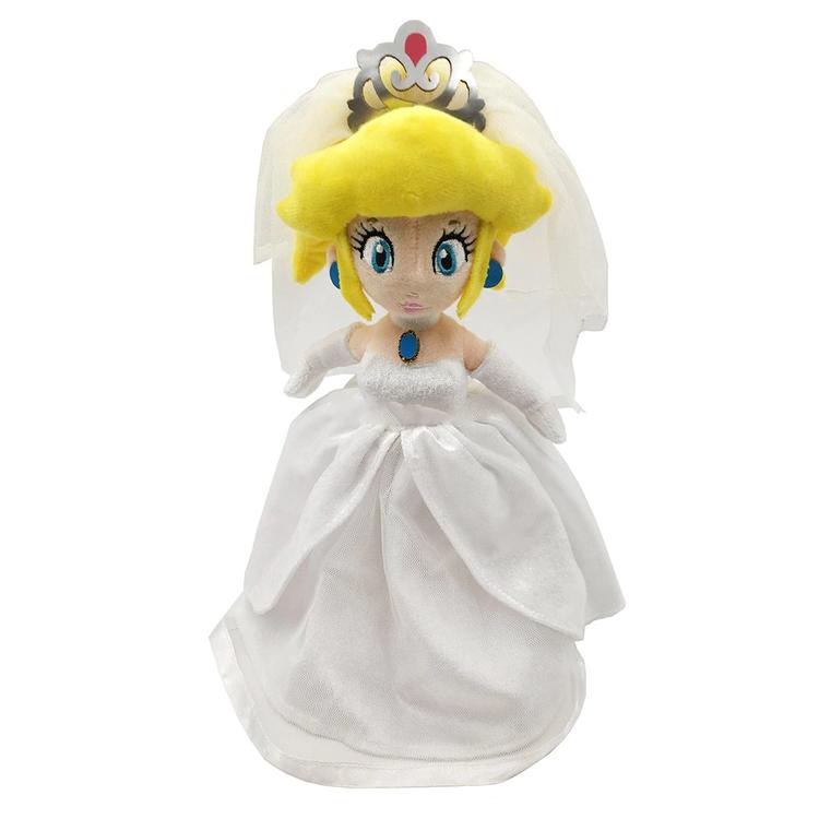 PELUCHE  -  SUPER MARIO BROS.   -   Wedding Peach  ( 30cm )