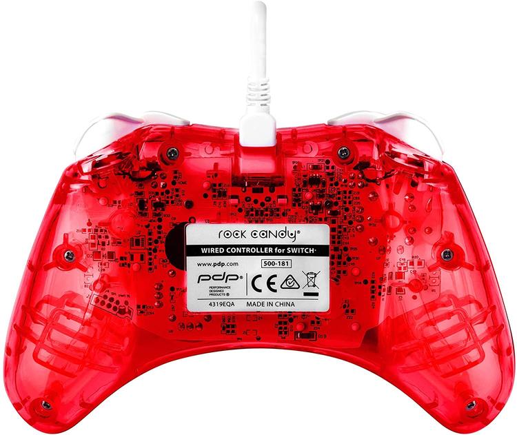 Pdp - Rock Candy wired pro controller for Nintendo Switch - Stormin' Cherry (Refur)