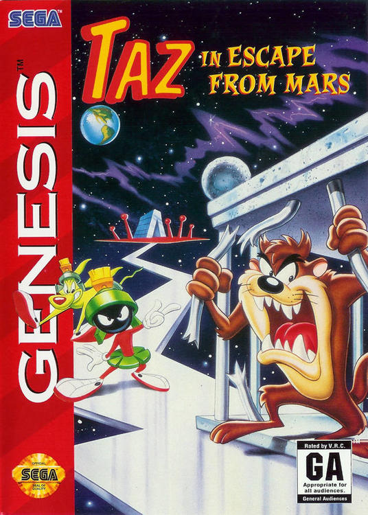 TAZ IN ESCAPE FROM MARS (usagé)