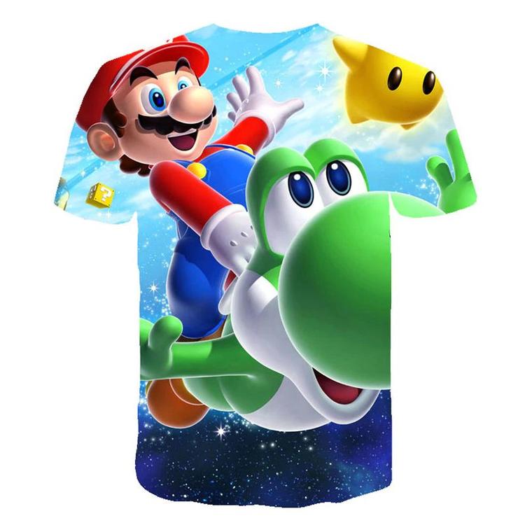 T-SHIRT - SUPER MARIO GALAXY - Mario on Yoshi (Children size / 4 years old)