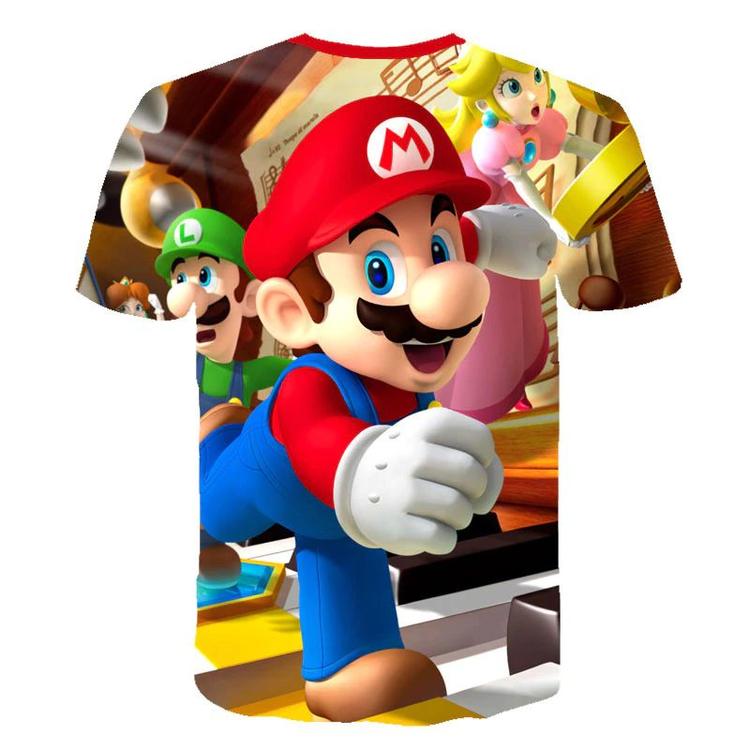 Super Mario Bros t-shirt. with Mario, Luigi and Peach (Children size / 6 years old)