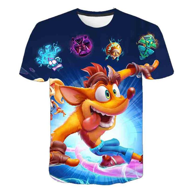 Youth Crash Bandicoot T-shirt (Kids size / 9-10 years old)