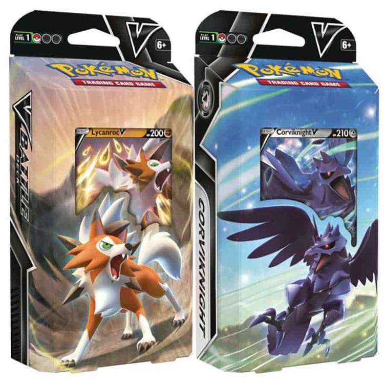 Pokémon - V Battle Deck  -  Lycanroc vs. Corviknight