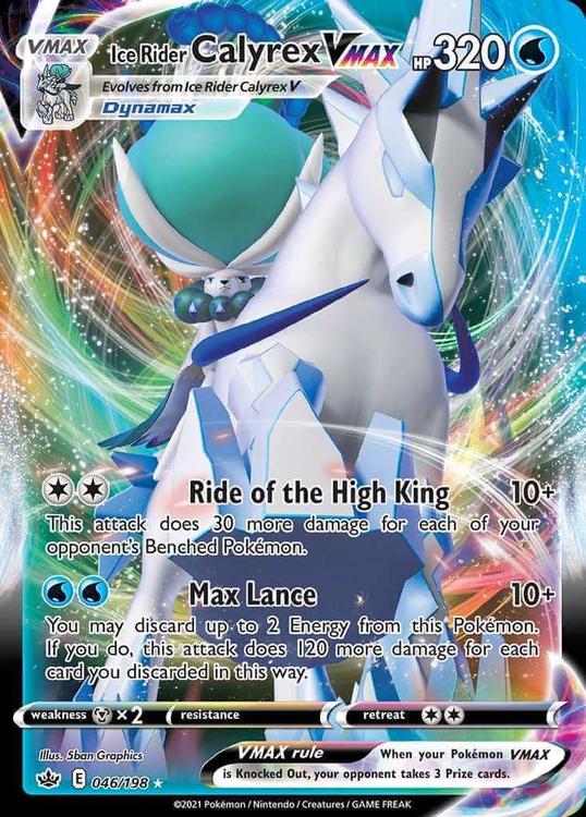 Pokémon - League Battle Deck  -  Ice Rider Calyrex Vmax