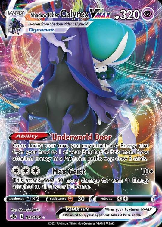 Pokémon - League Battle Deck  -  Shadow rider Calyrex Vmax