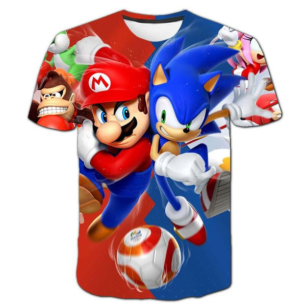 Mario and Sonic at the Olympic Games T-shirt (Children's size / 9-10 years old)