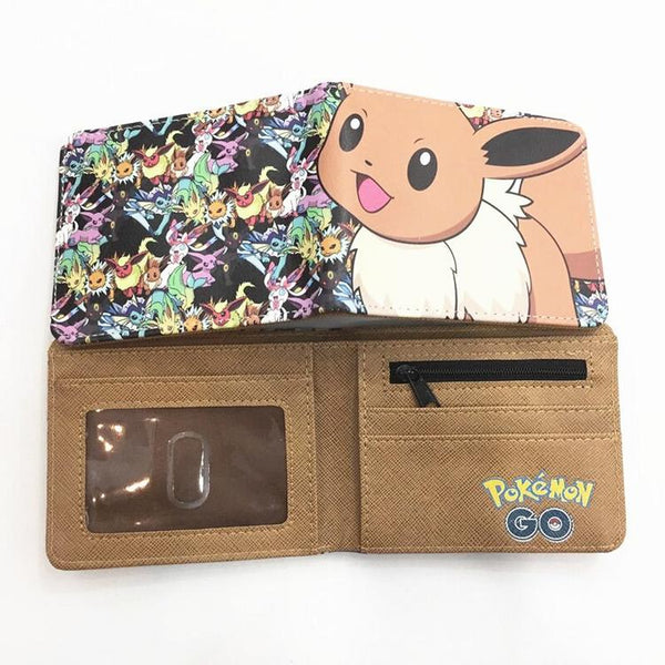 Portefeuille à deux volets de Pokémon Go avec Eevee