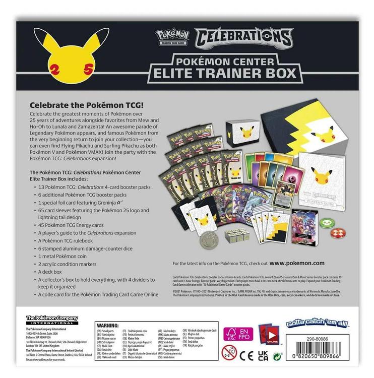 Pokémon - Elite Trainer Box  -  Celebrations