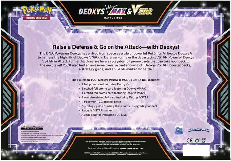 Pokémon - Battle Box - Deoxys V max & V star