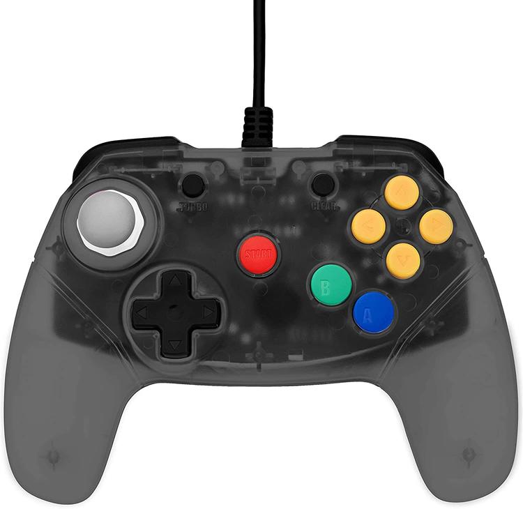 Retro Fighters - Wired Brawler64 Controller for Nintendo 64 - Smoke Gray