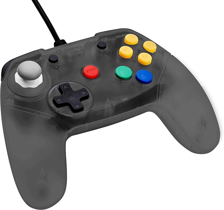 Retro Fighters - Wired Brawler64 Controller for Nintendo 64 - Smoke Gray