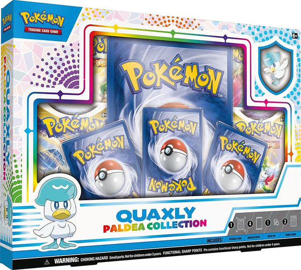 Pokémon - Collectible Paldea box with pin - Quaxly