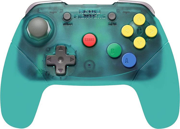 Retro Fighters - Brawler64 WIRELESS Controller for Nintendo 64 - Turquoise