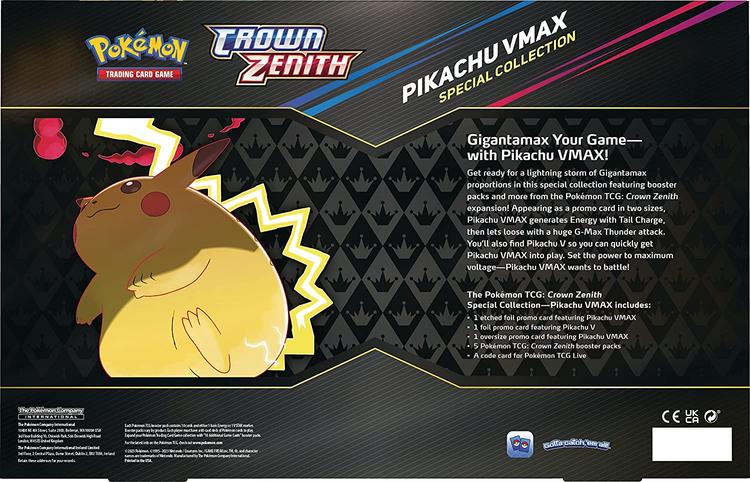 Pokémon - Boîte Special collection Crown Zenith  -  Pikachu Vmax