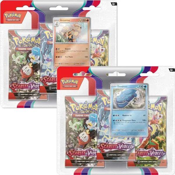 Pokémon - 3 Packs Blister  -  Scarlet & Violet